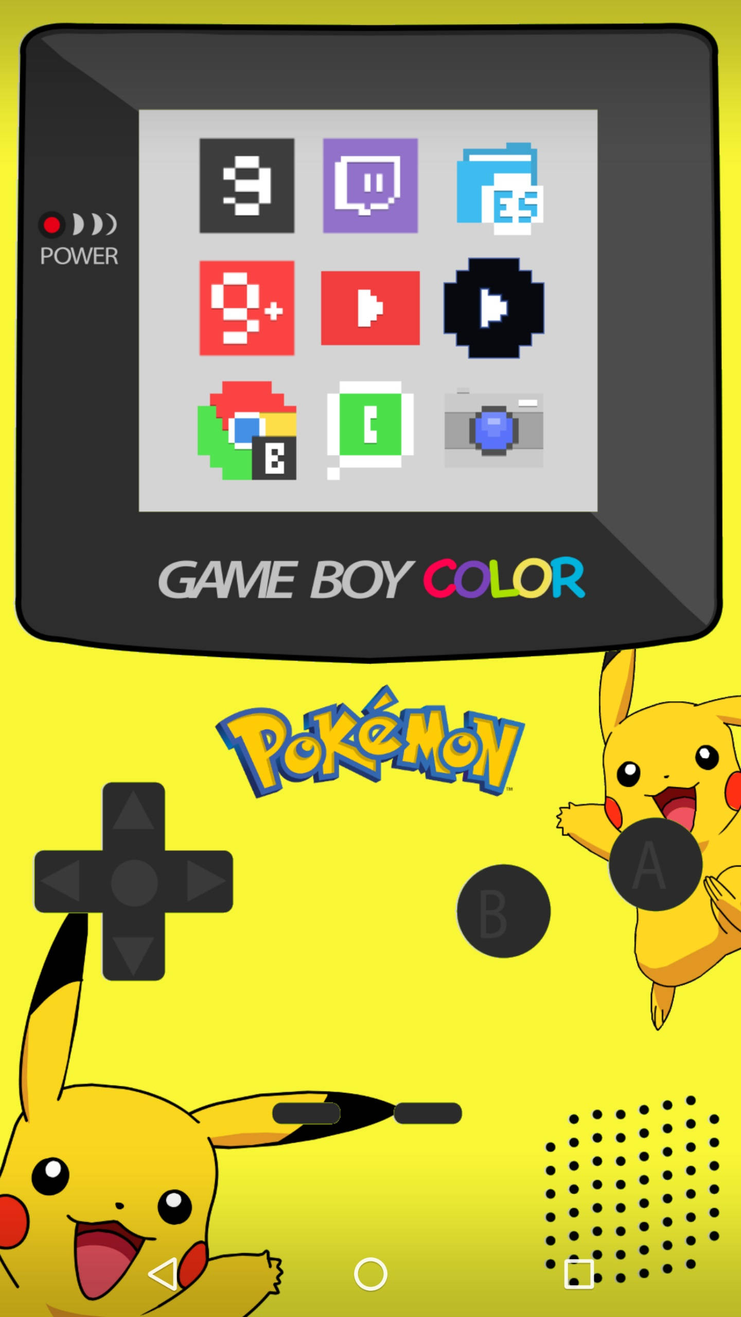 Game Boy Color 皮卡丘 壁紙