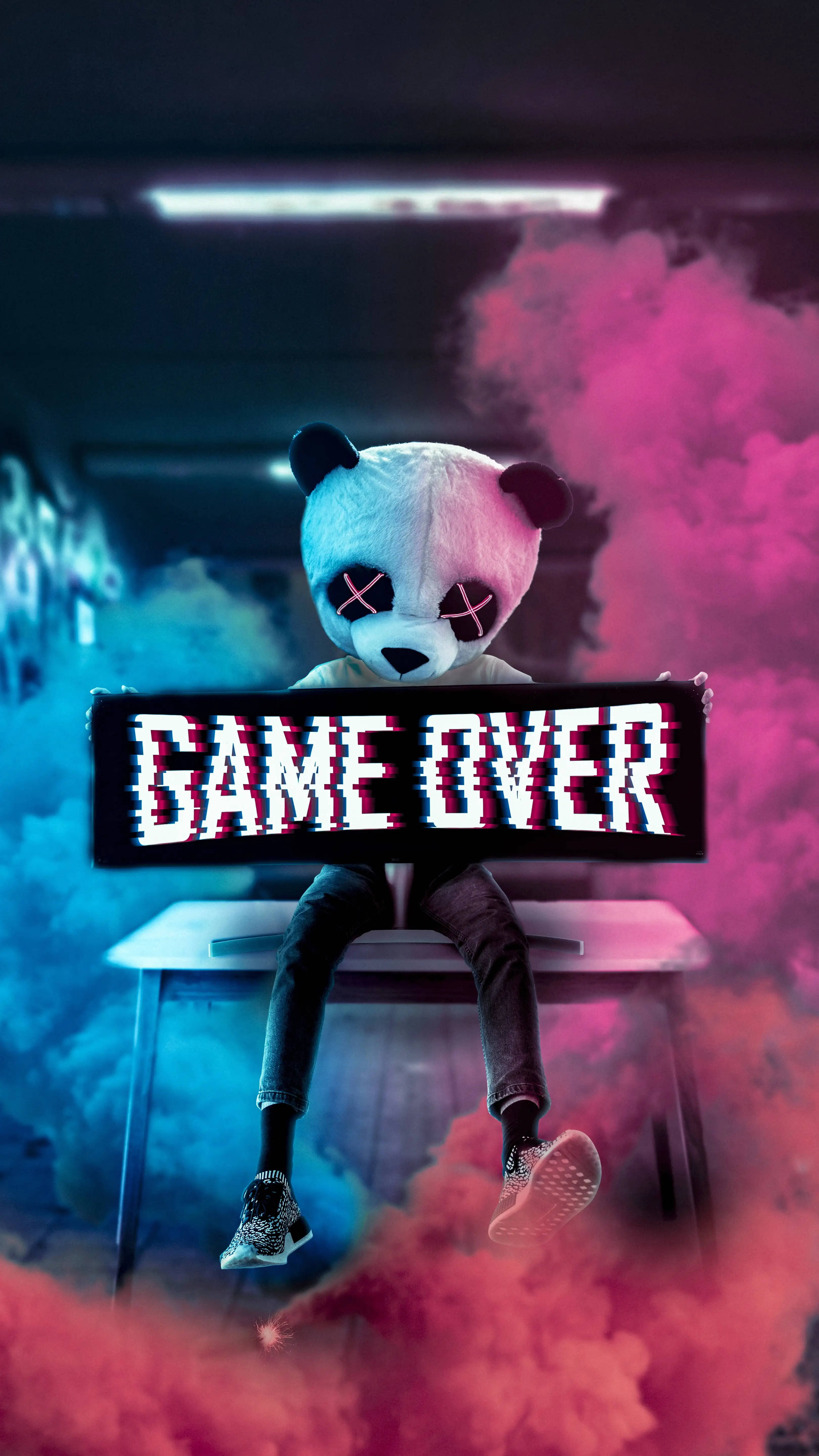 Game Over 8K 電競 壁紙