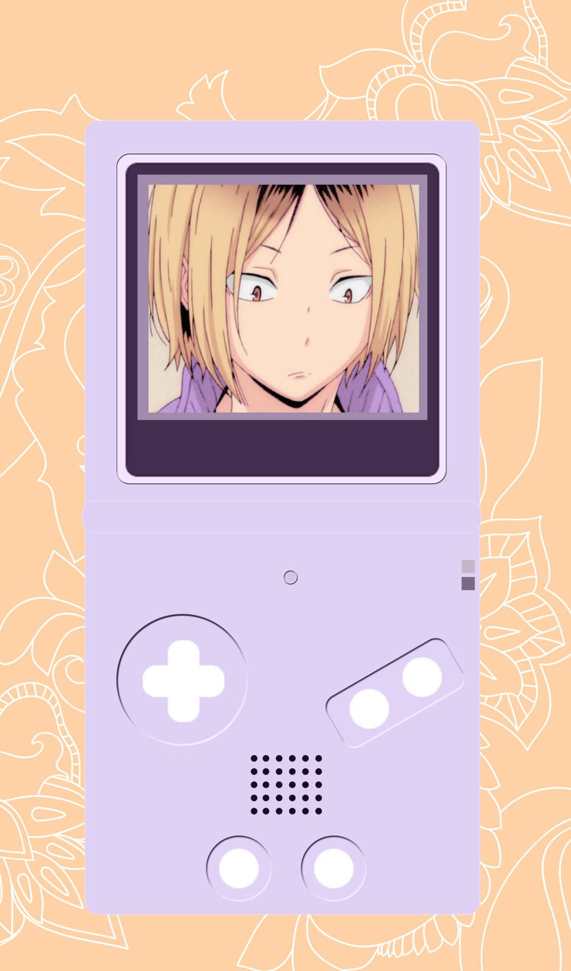 紫色Gameboy上的研磨 壁紙