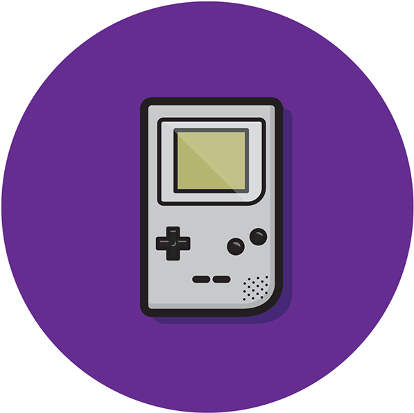 經典Gameboy向量插畫 壁紙