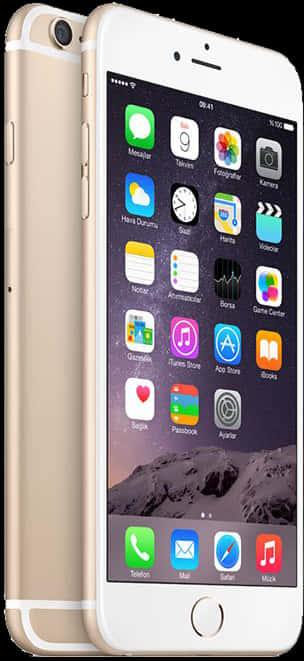 Goldi Phone6 Plus 正面與背面 壁紙