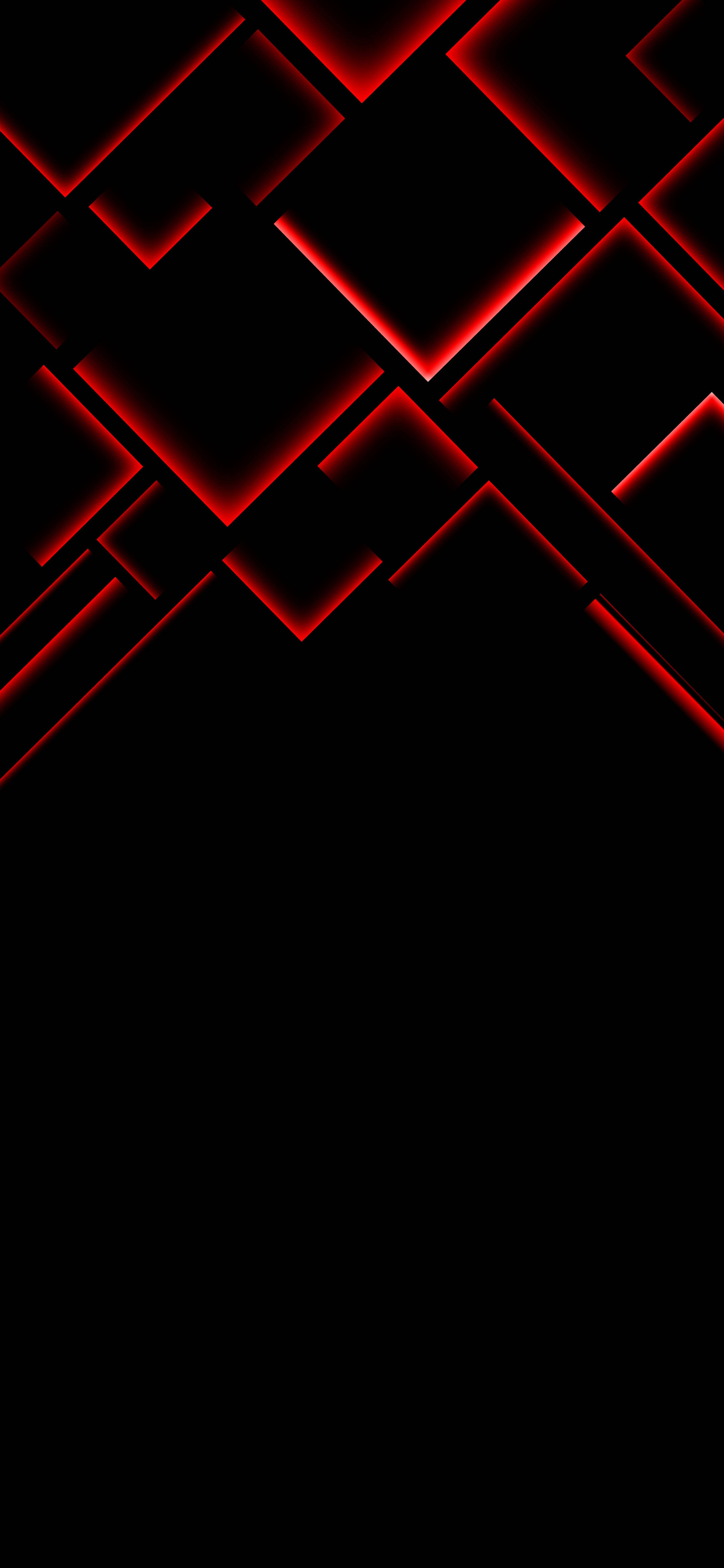 Google Pixel 4K 霓虹紅紋理 壁紙