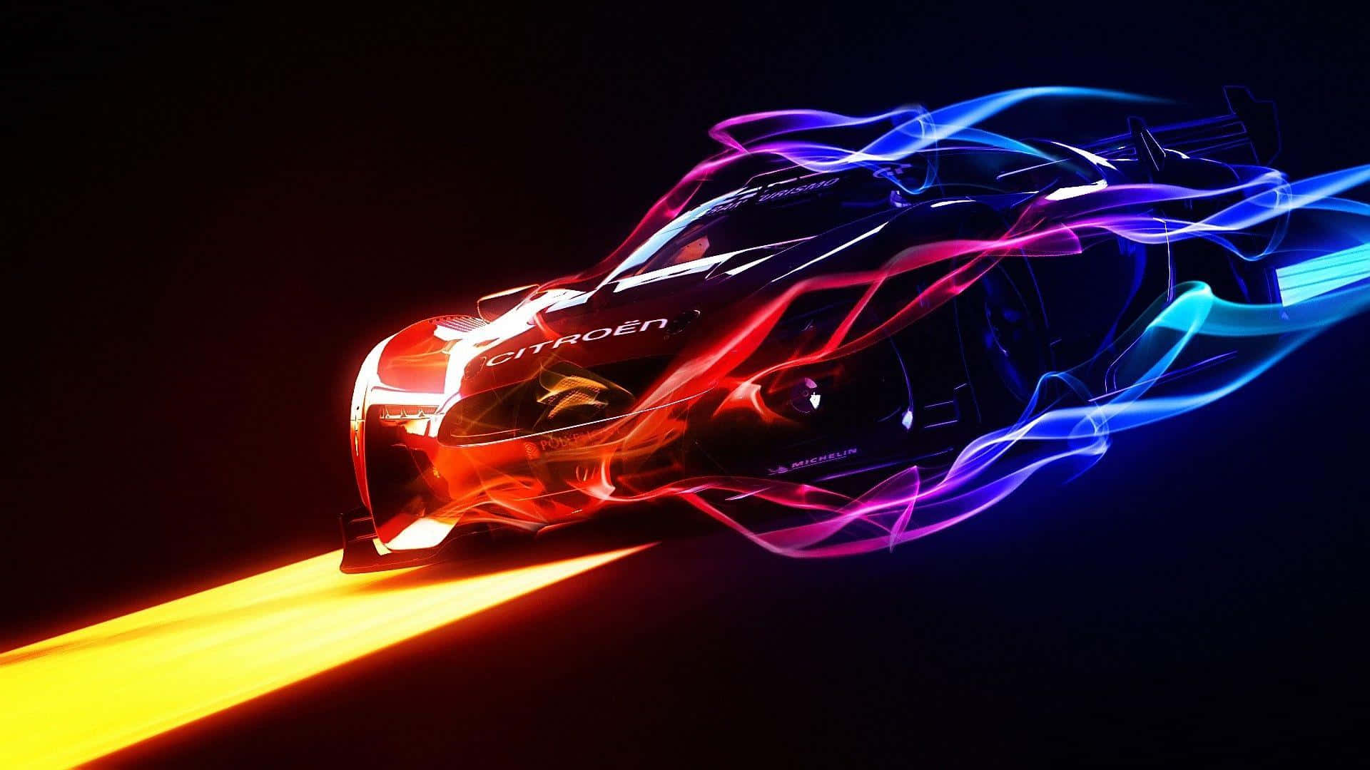 GT by Citroen 炫酷霓虹車 壁紙