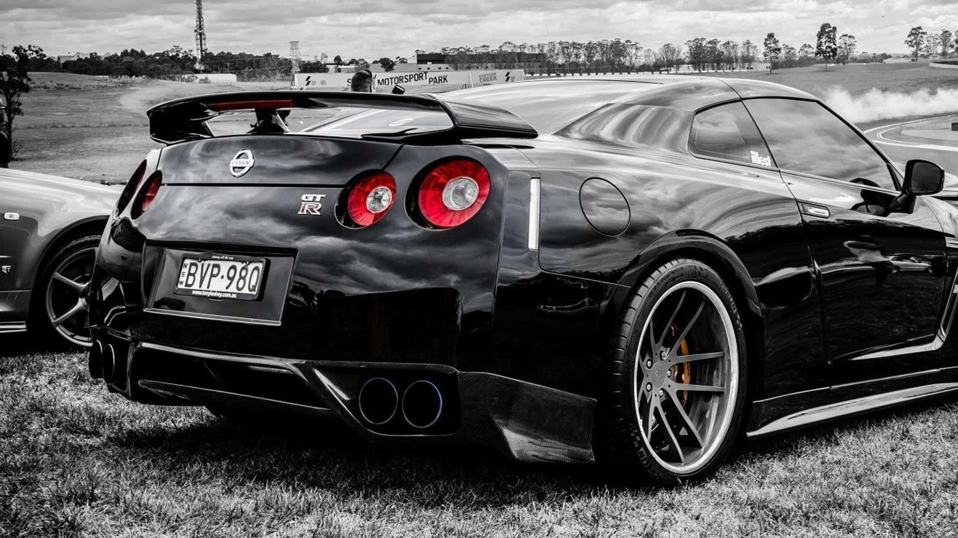 GT-R 桌面尾部细节壁纸 壁紙