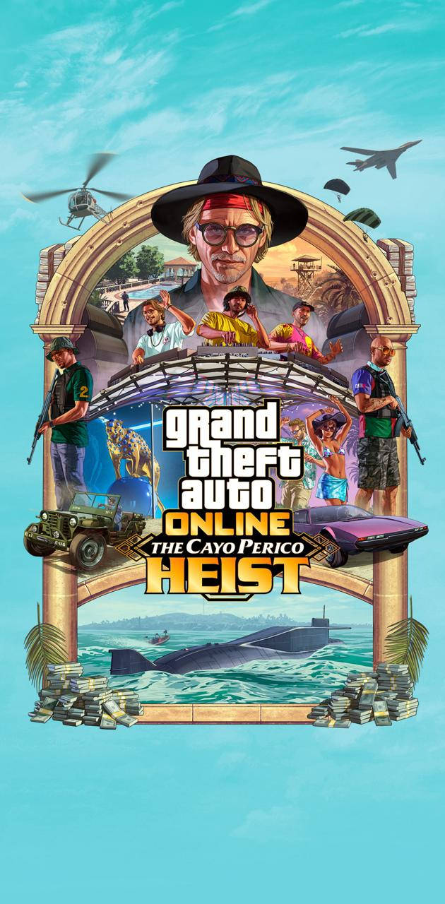 GTA 5 手機版 Cayo Perico 搶劫任務 壁紙