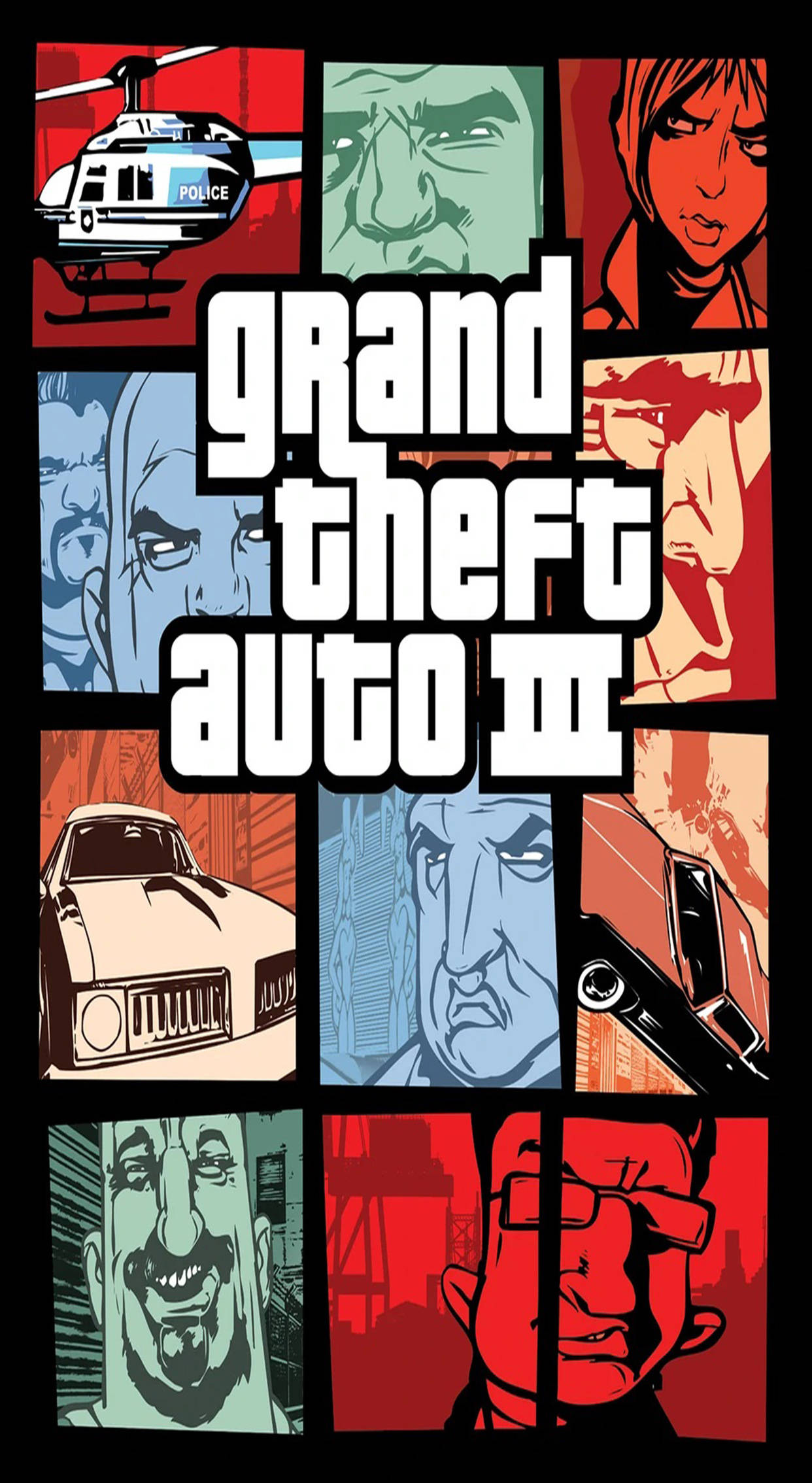 GTA iPhone 游戏 III 海报 壁紙