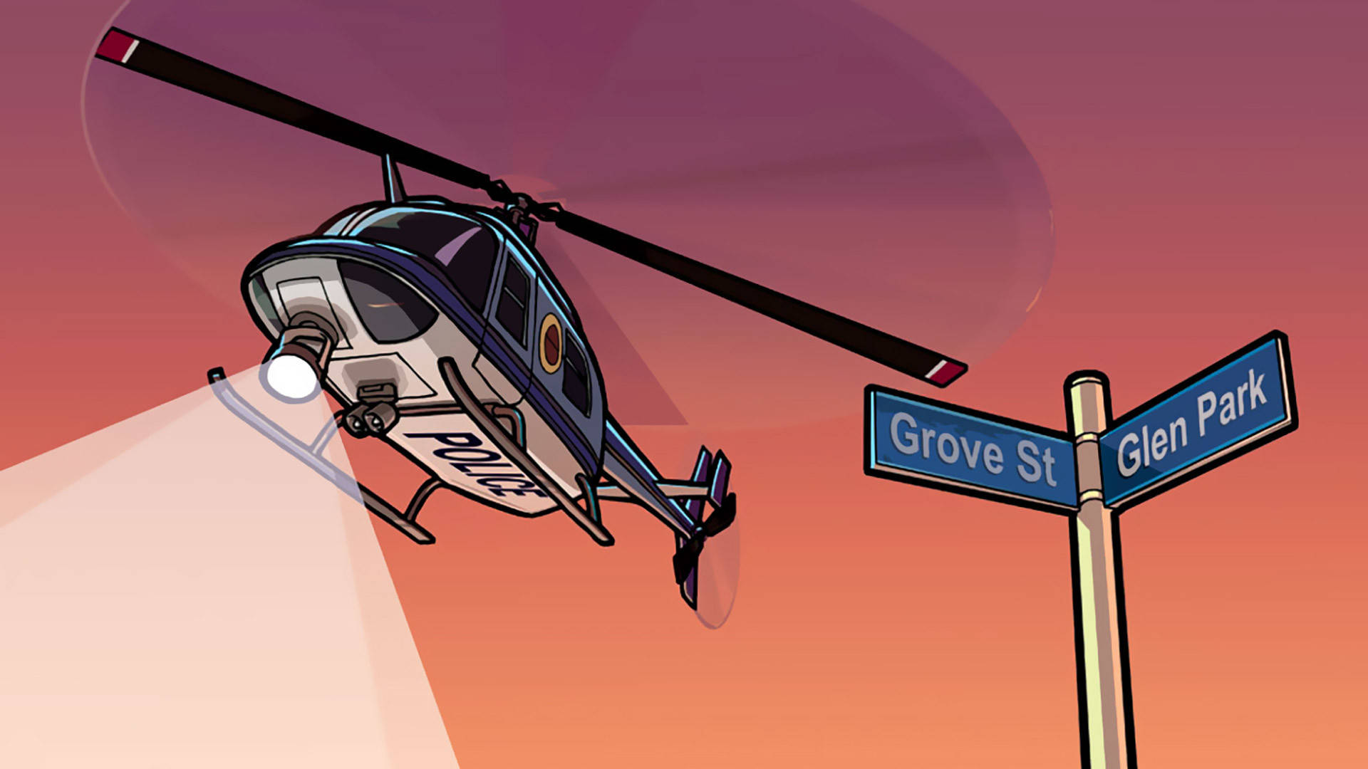 GTA SA 4K 直升機 壁紙