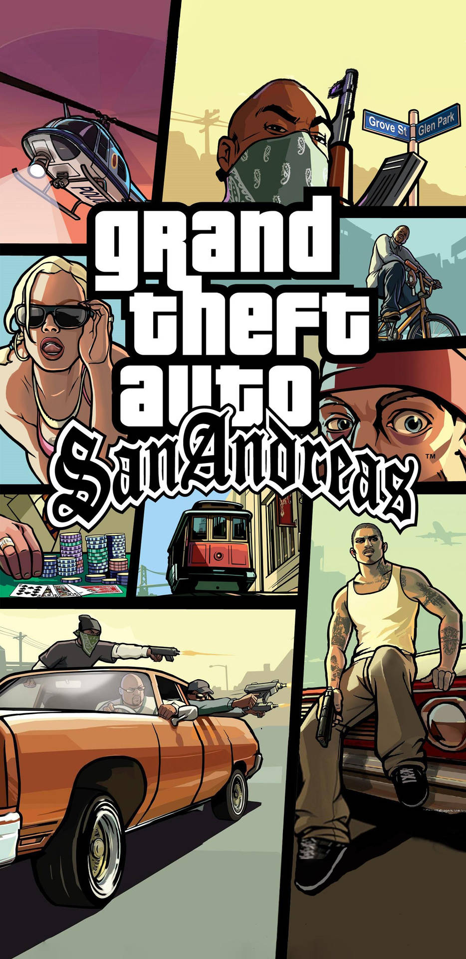 GTA SA 4K 動作遊戲