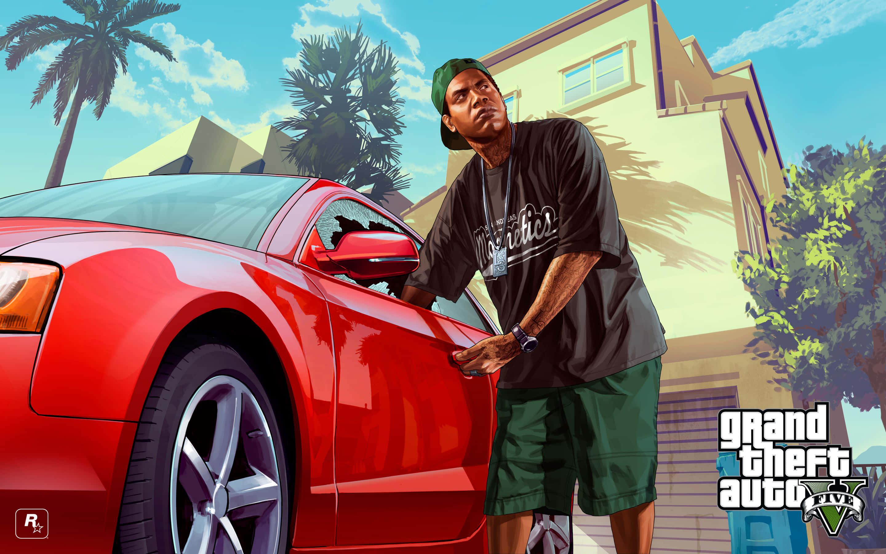 GTA背景 俠盜獵車手五 拉瑪·戴維斯 壁紙