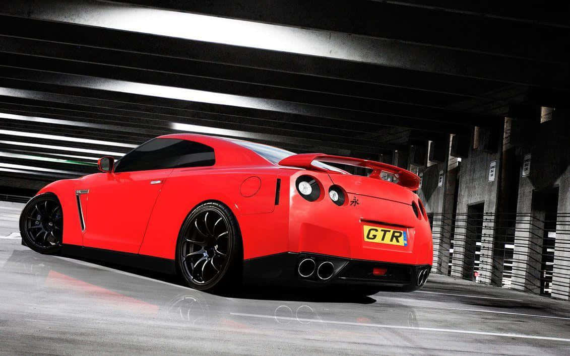 紅色GTR R35 壁紙