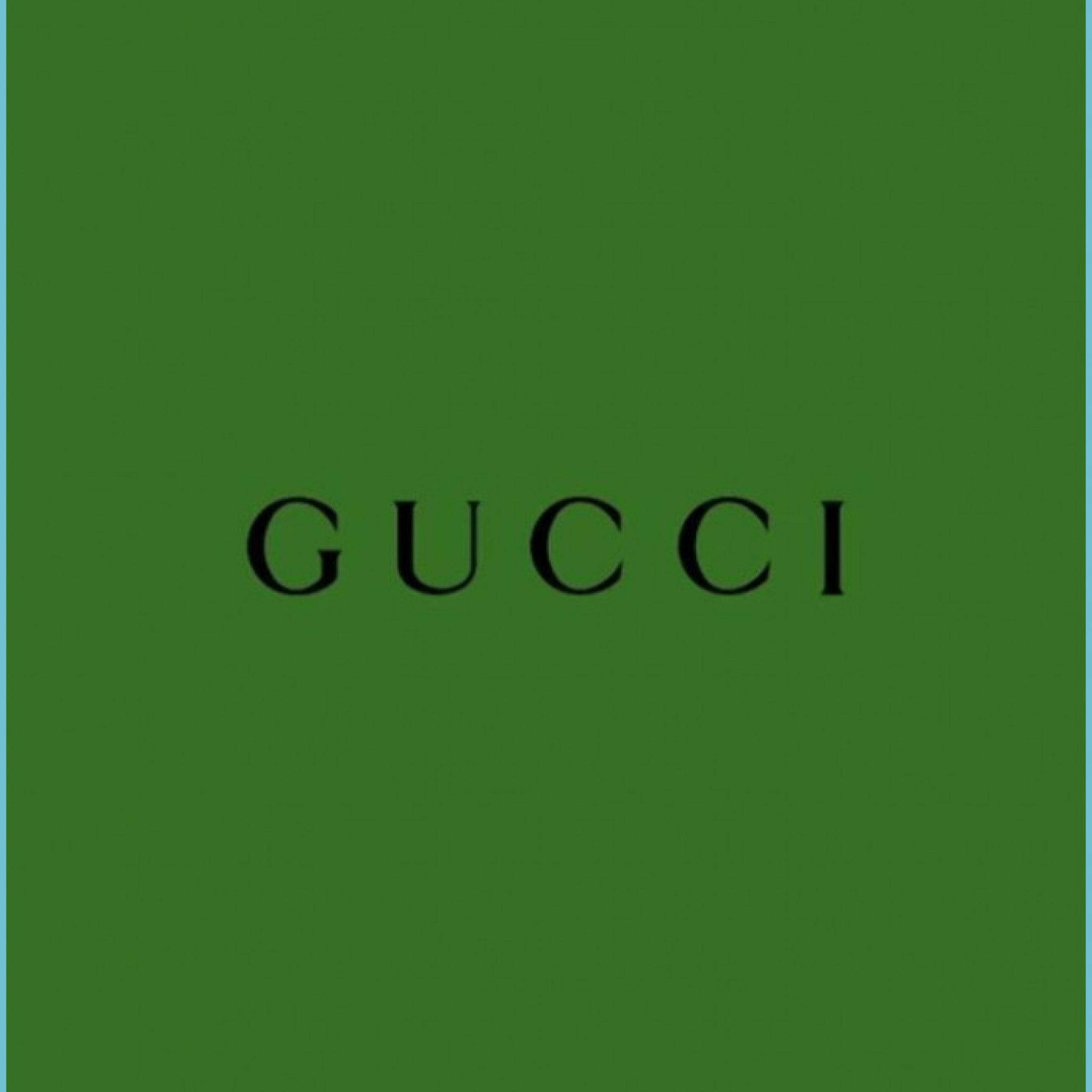 Gucci 純綠 壁紙