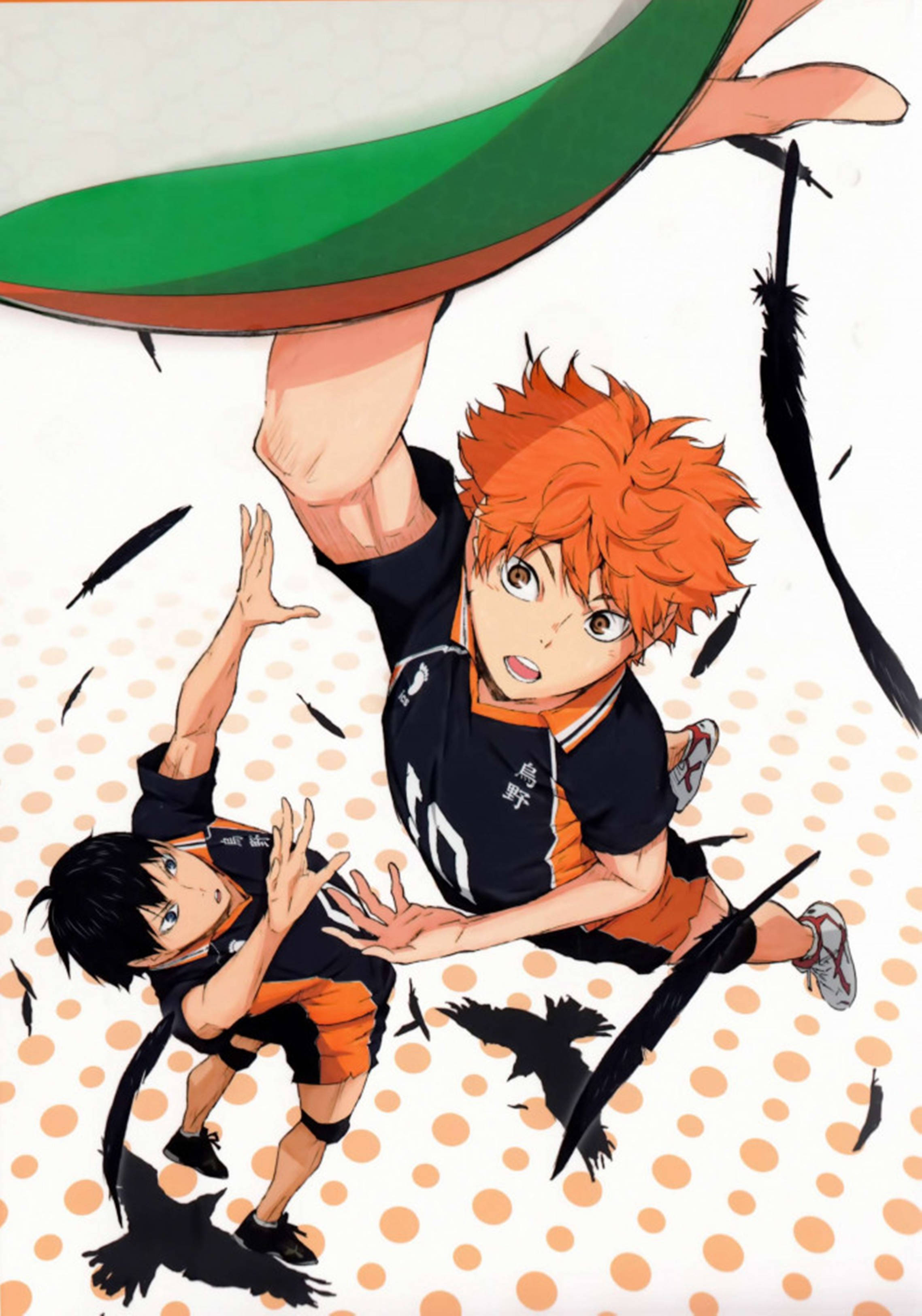 Haikyuu 4K 日向翔陽跳躍扣球 壁紙