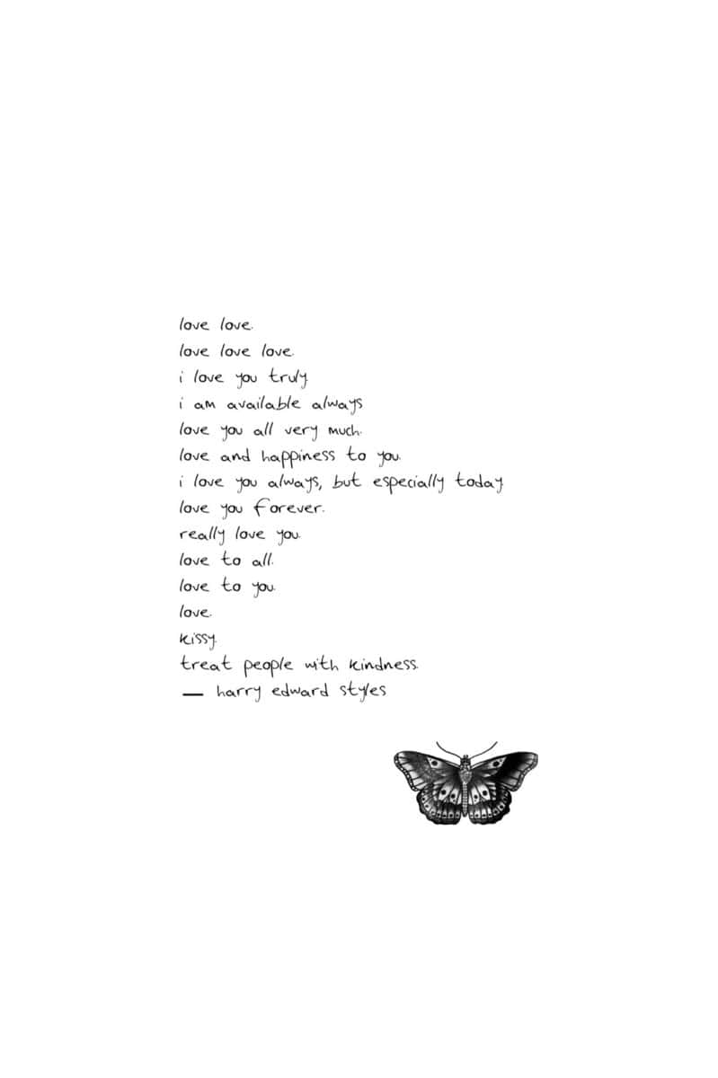 Harry Styles《Duplicitous》歌詞 壁紙