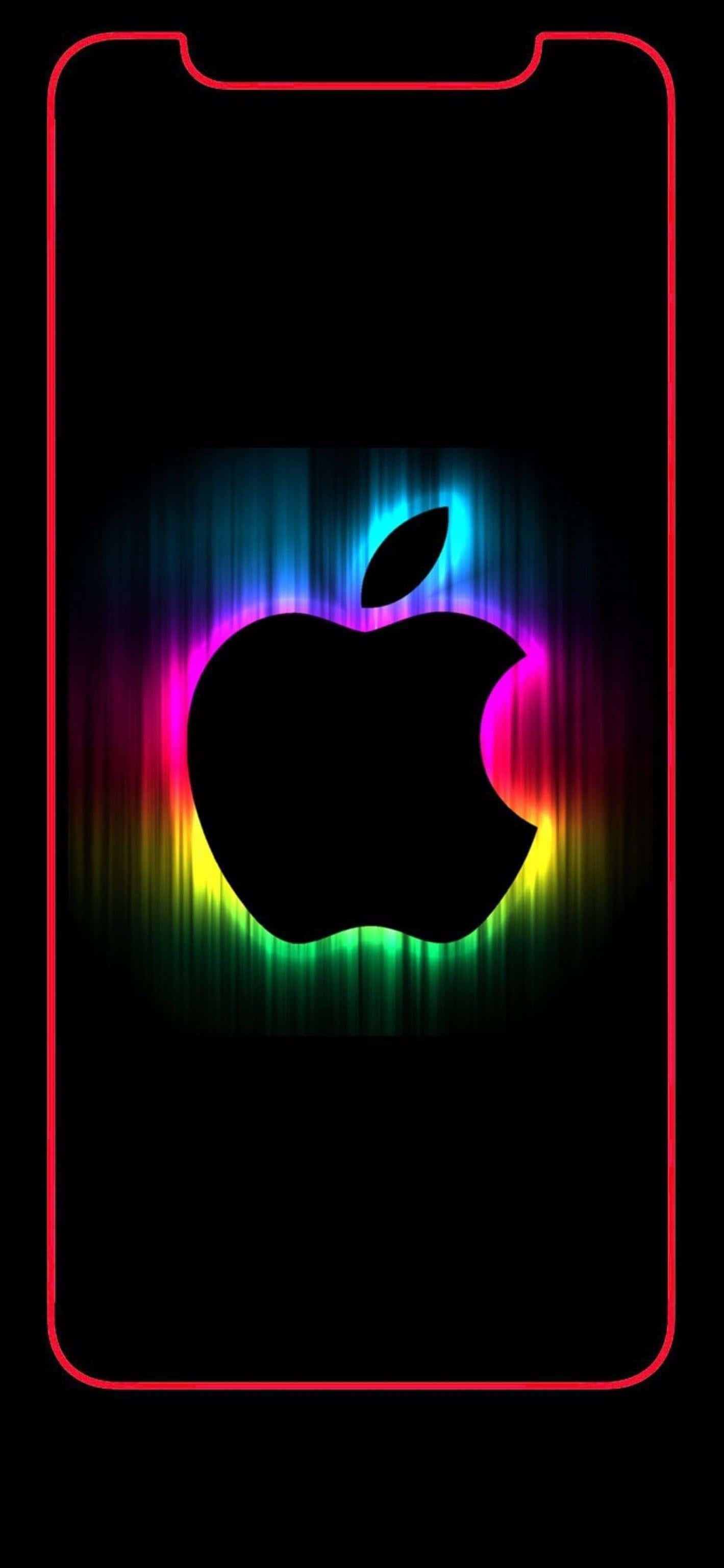 霓虹彩虹光驚豔蘋果HD iPhone桌布 壁紙