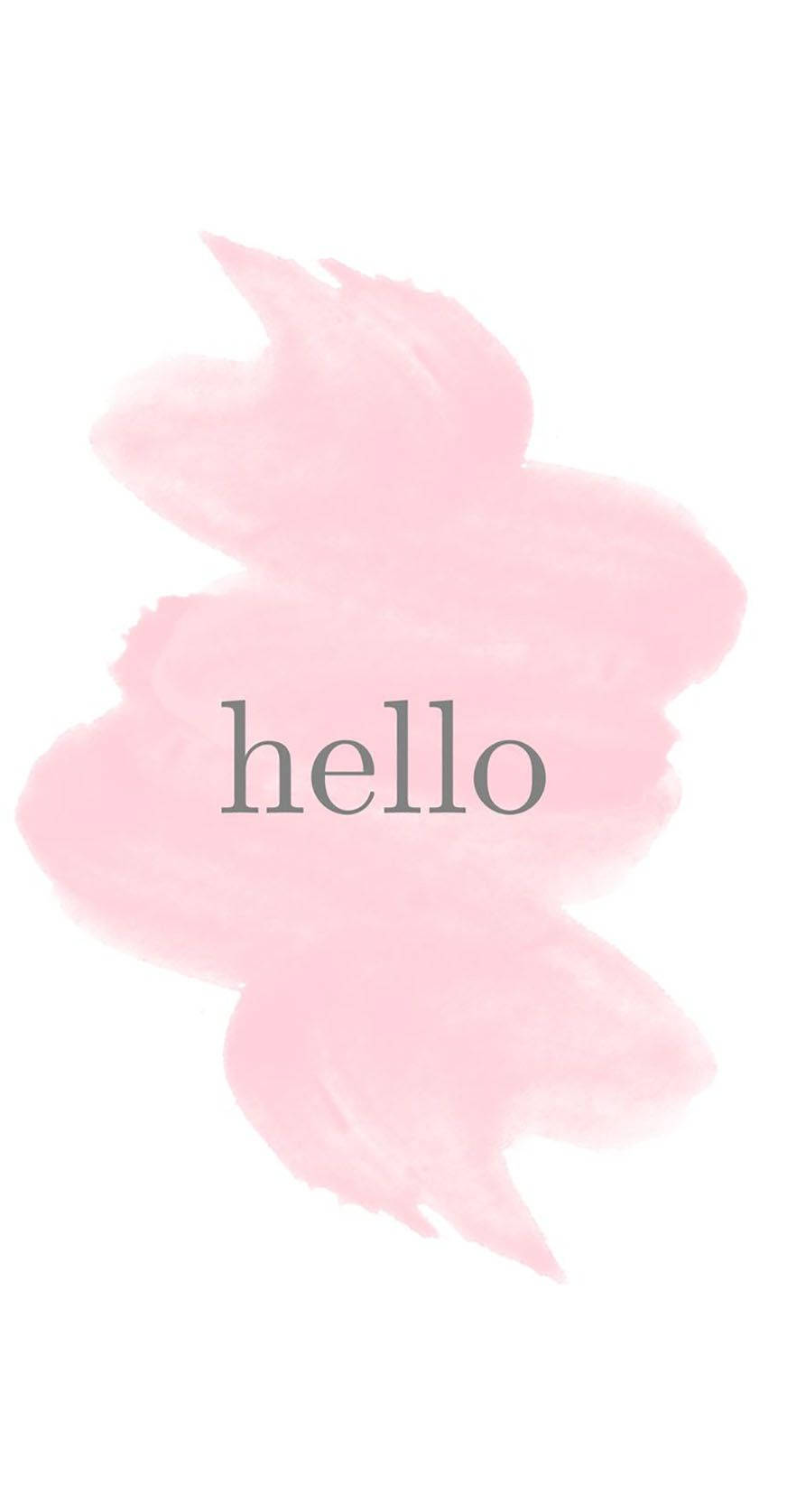 Hello 可愛 iPhone 鎖定螢幕 壁紙