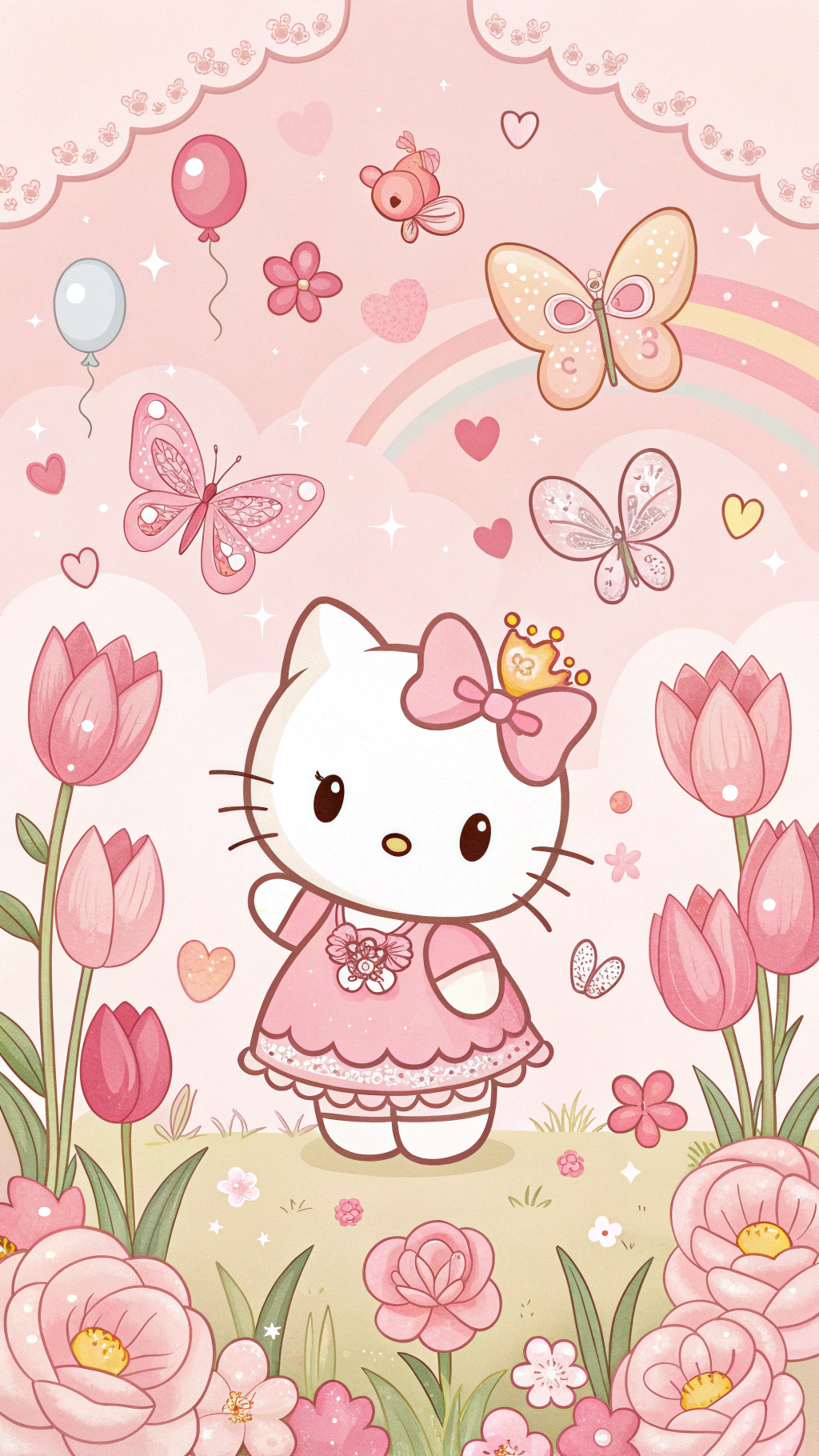 Hello Kitty 魔法花園的秘密大公開 壁紙