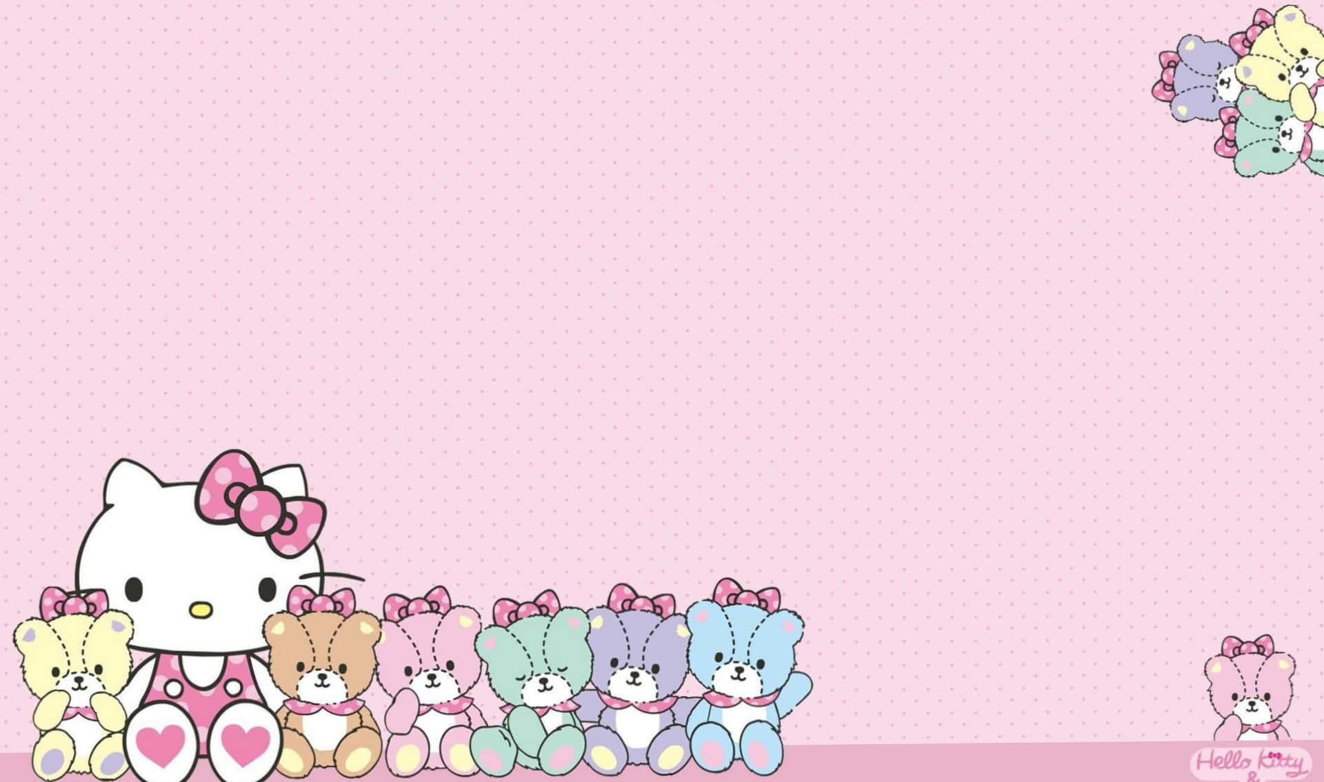 迷人Hello Kitty筆電桌布 壁紙