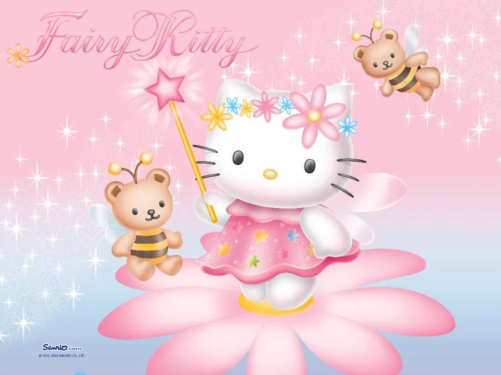 卡通仙子Hello Kitty头像 壁紙