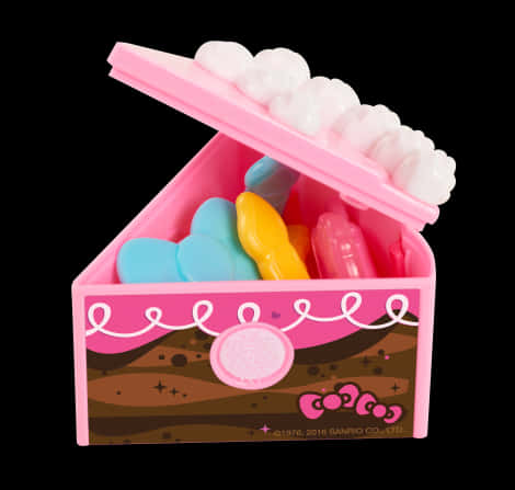 Hello Kitty 主題玩具箱 壁紙