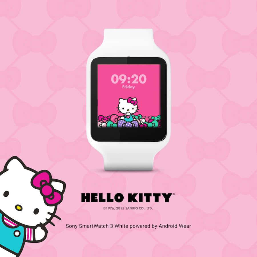 可愛的Hello Kitty Apple Watch錶面 壁紙