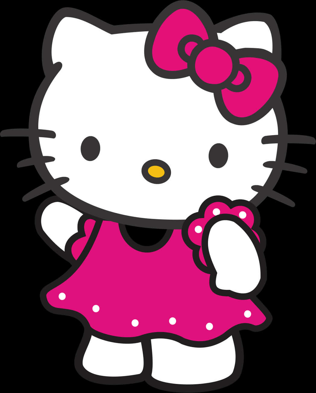粉紅洋裝的Hello Kitty 壁紙