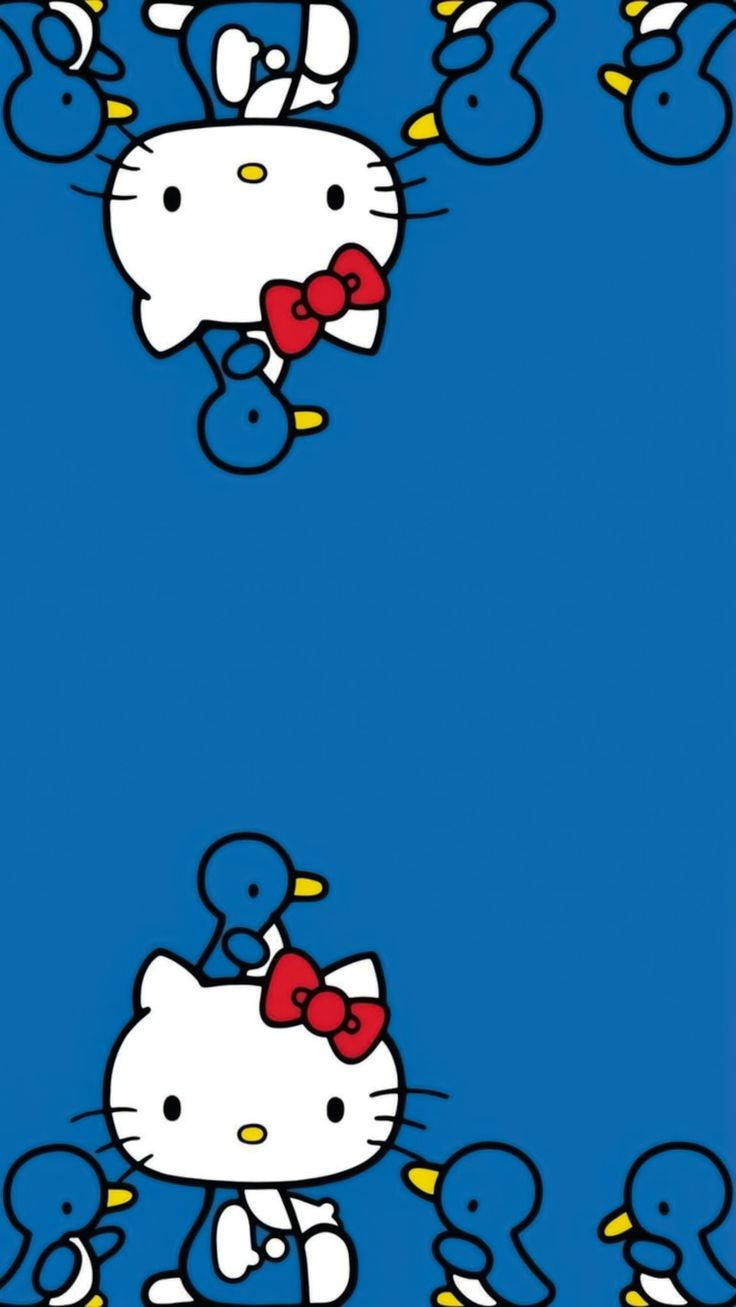 鸭子与Hello Kitty美学 壁紙