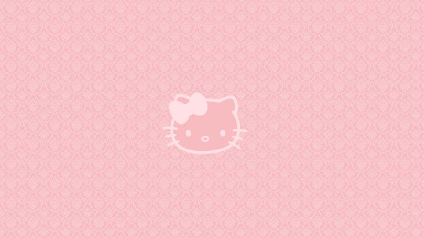 Hello Kitty 頹廢粉紅美學筆電 壁紙