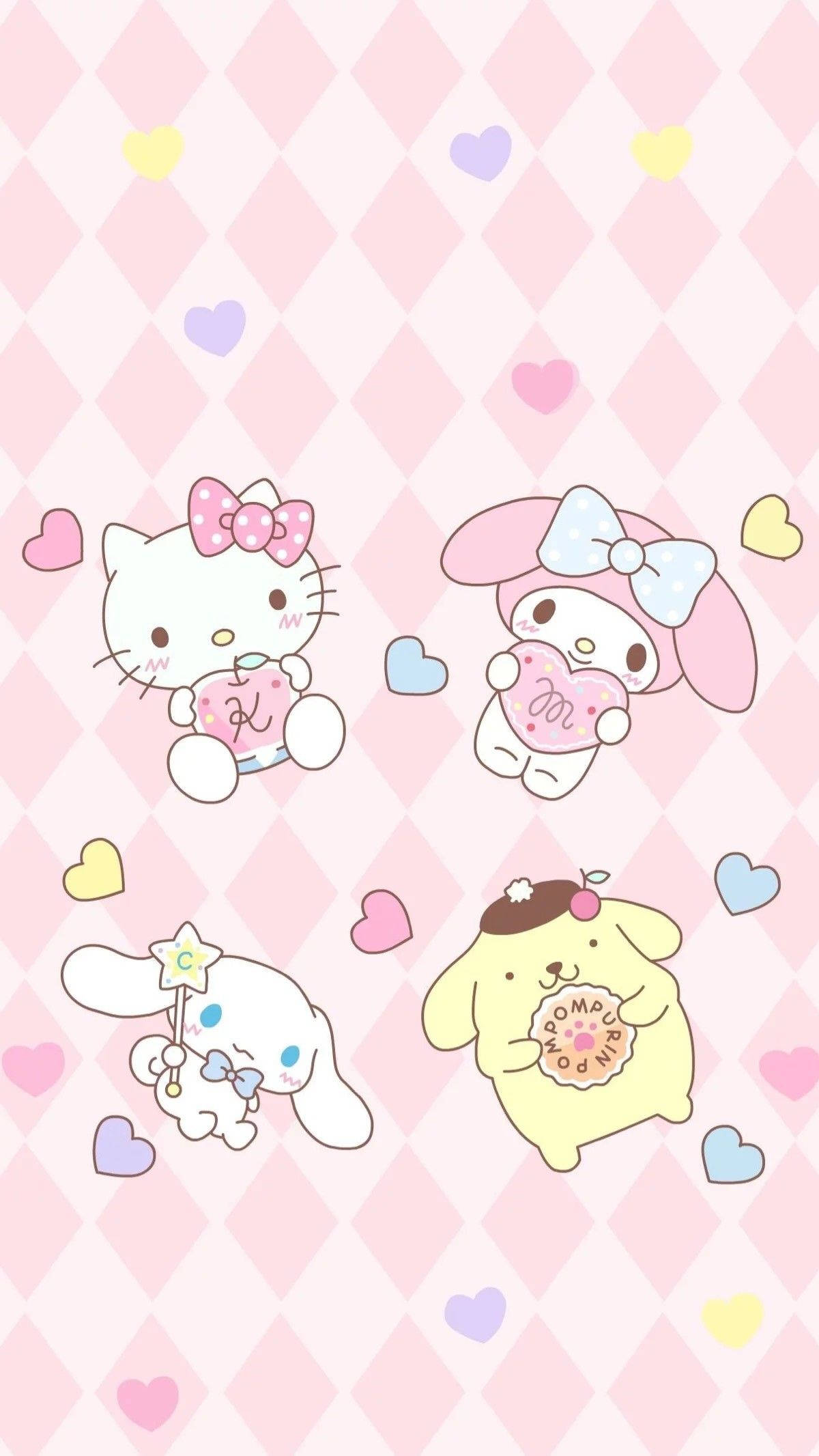 布丁狗與Hello Kitty，準備好展開可愛大冒險！ 壁紙