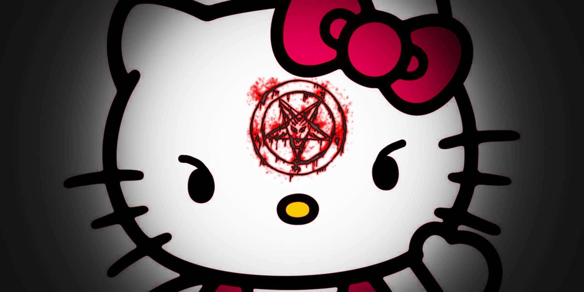 Hello Kitty 萬聖節血印 壁紙