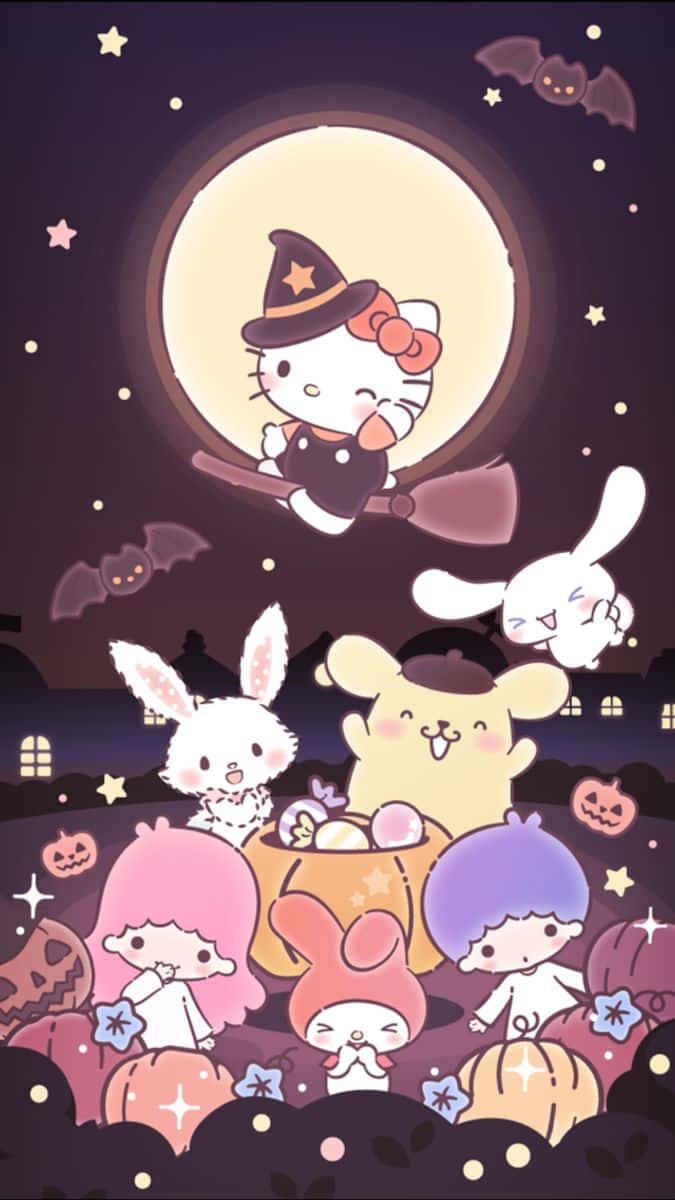 Hello Kitty 巫女萬聖節 Sanrio 頭貼 壁紙