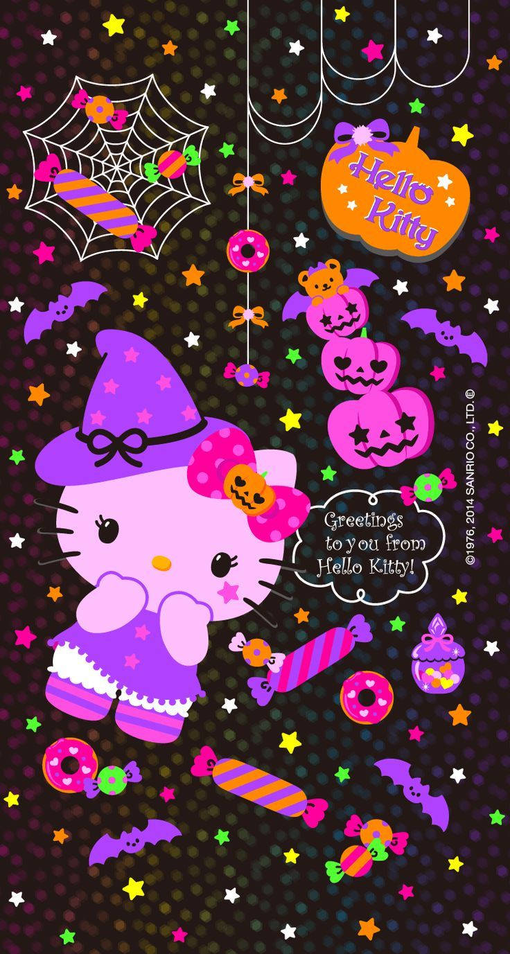 可爱万圣节Hello Kitty 壁紙