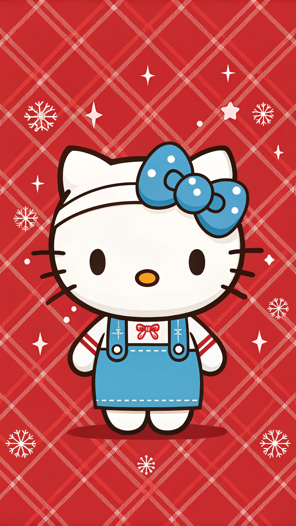 Hello Kitty 的冬季造型將融化你的心 壁紙