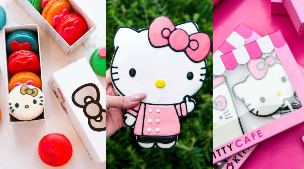 Hello Kitty 展现甜美一面 壁紙