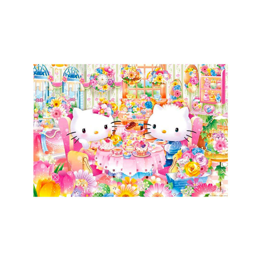 Hello Kitty 約會中 Sanrio 頭像 壁紙