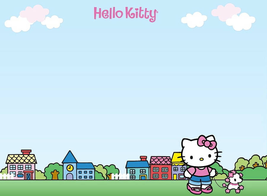 Hello Kitty 美學漫步 壁紙