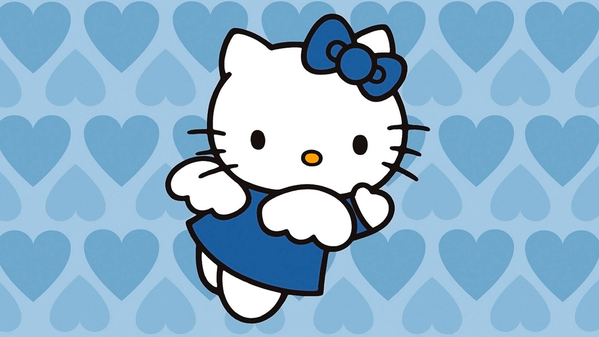 Hello Kitty 美學藍天使 壁紙