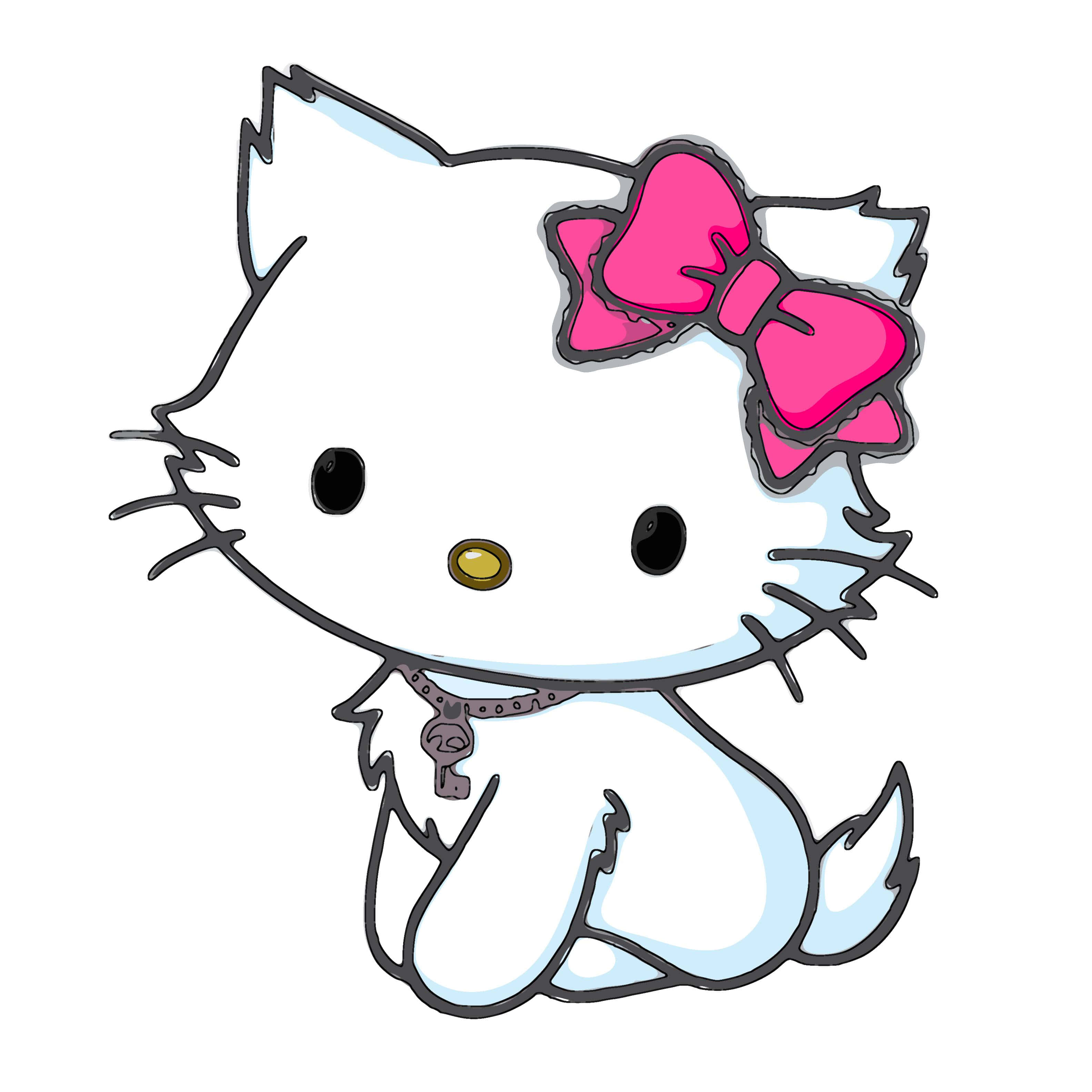 Hello Kitty的宠物Charmmy Kitty背景 壁紙