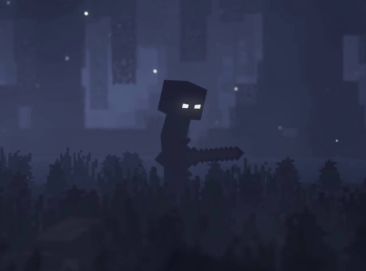Herobrine 深藍藝術 壁紙