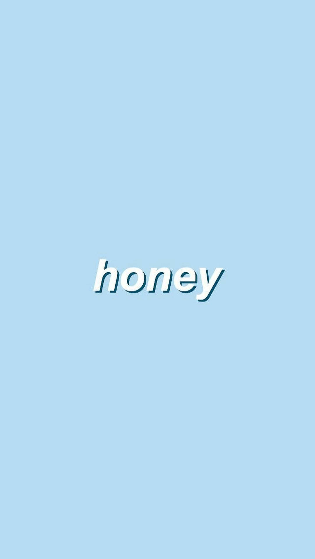 Honey 美學字體桌布