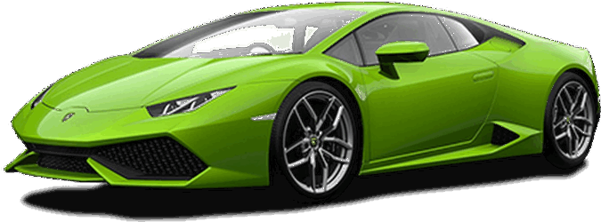 綠色藍寶堅尼Huracan Evo側面視角 壁紙