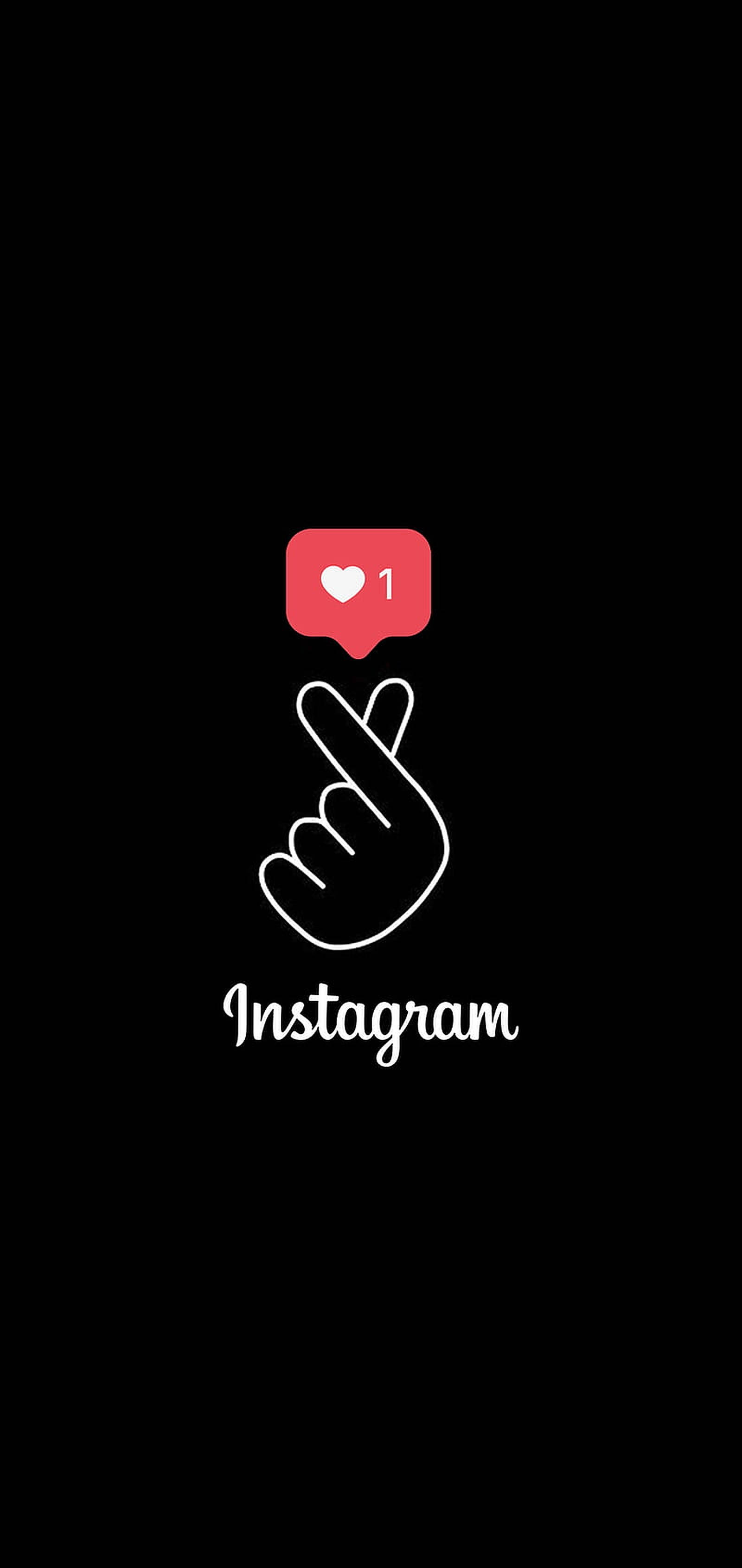 手指愛心 Instagram 藝術 壁紙