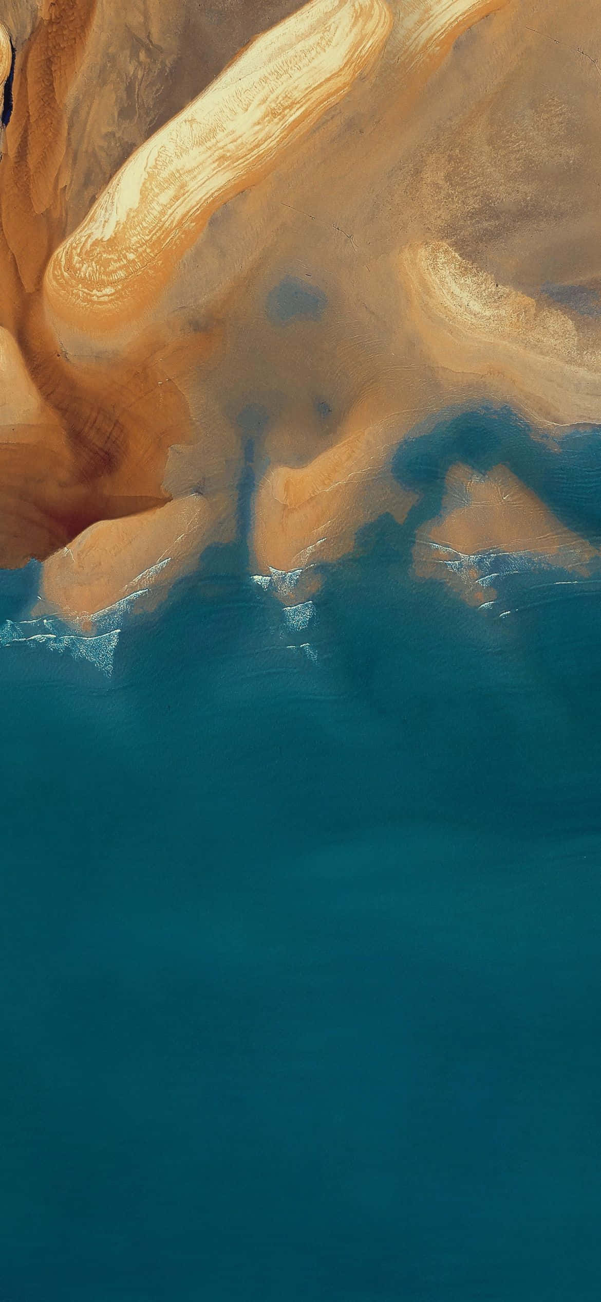 iOS 13 海灘背景 壁紙