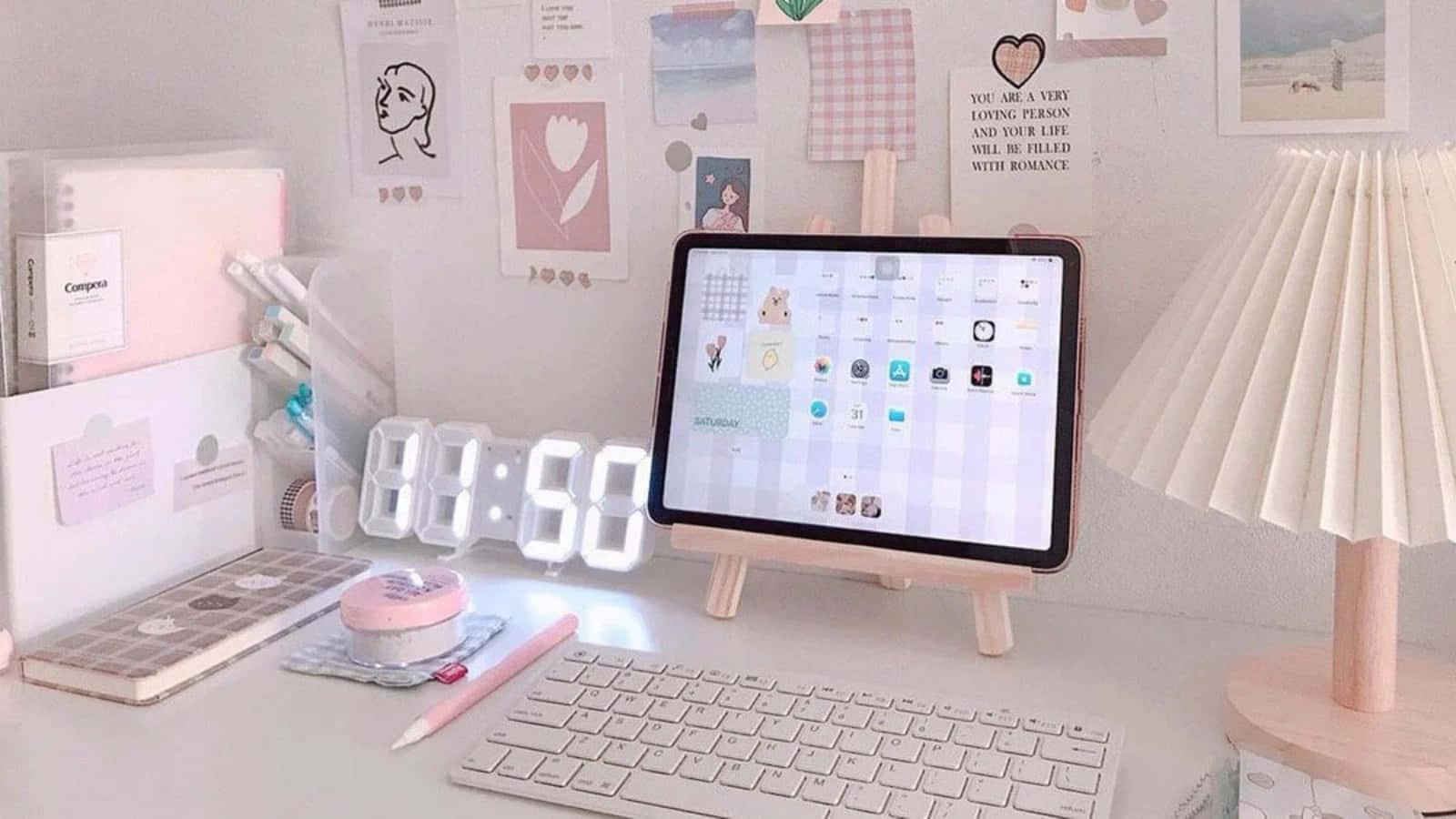 美學iPad，體驗現代工作空間 壁紙