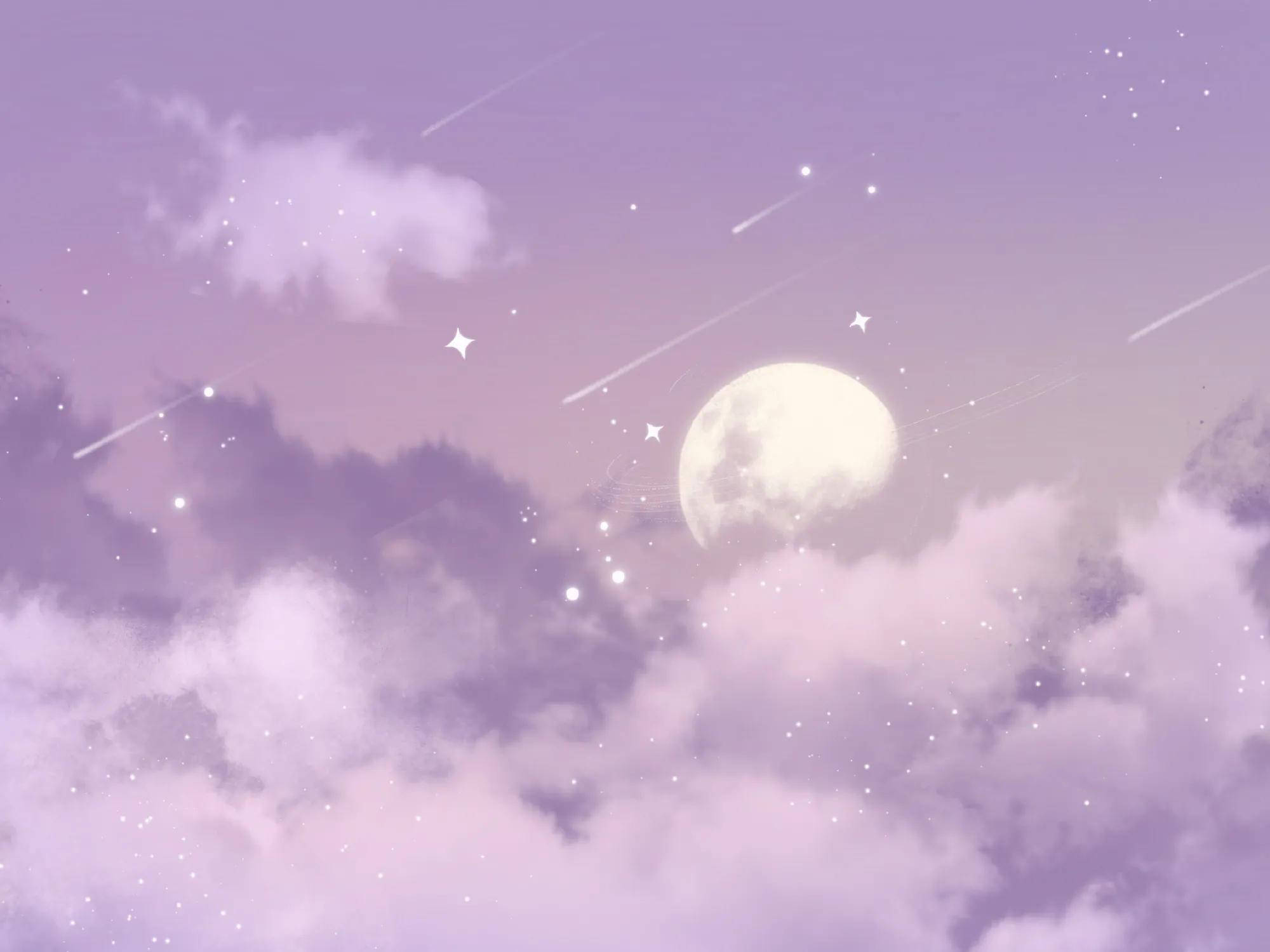 唯美iPad星空夜 壁紙