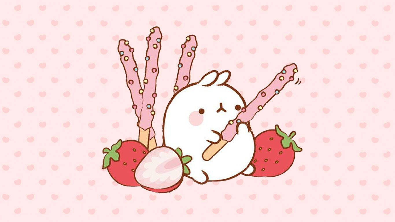 可愛iPad草莓 壁紙