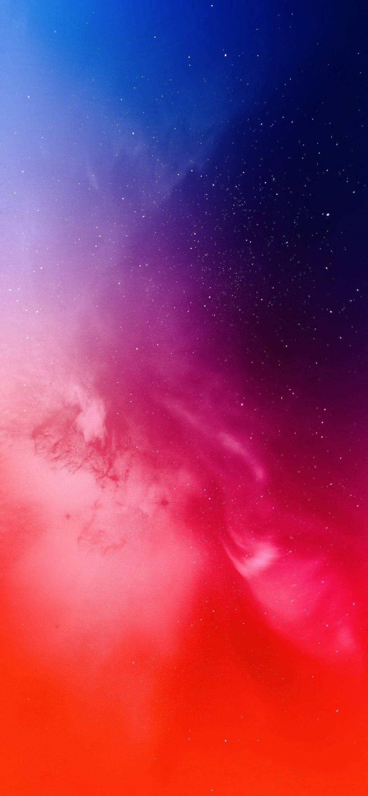 漸層紅 iPhone 銀河天空 壁紙