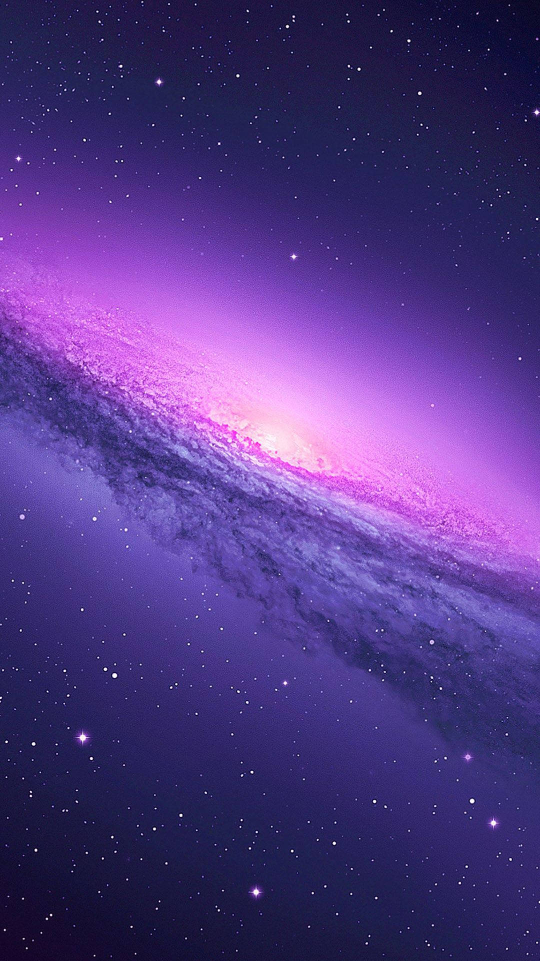 iPhone 11 紫色銀河星空 壁紙