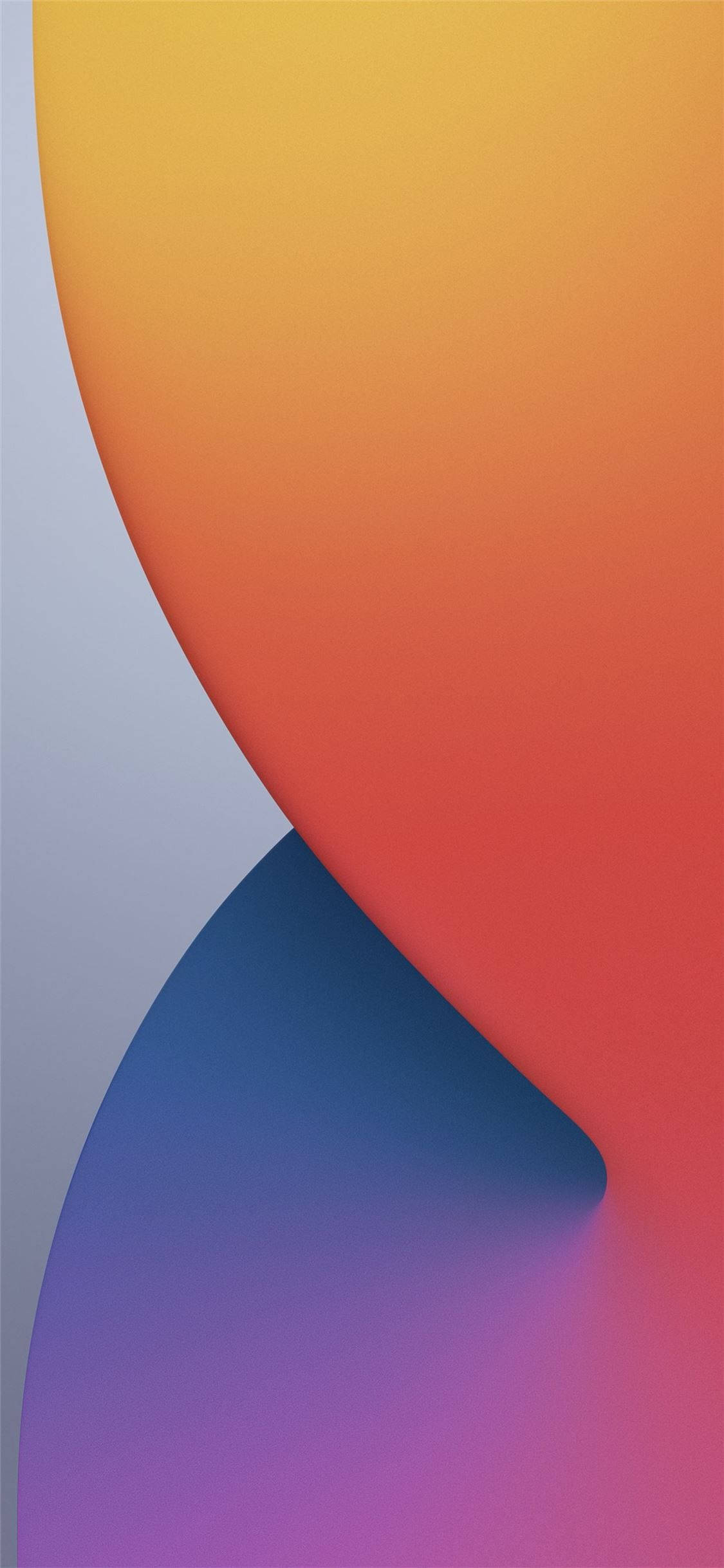 iPhone 12 原廠橘紫漸層 壁紙