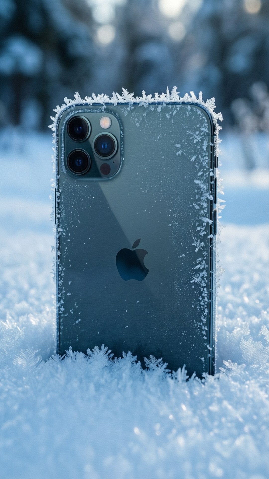 寒冬霜雪 iPhone 壁紙