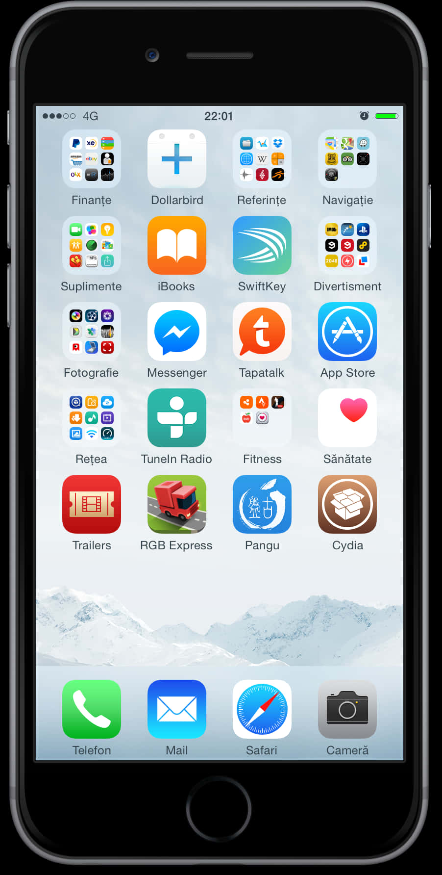 iPhone 主螢幕應用程式介面 壁紙